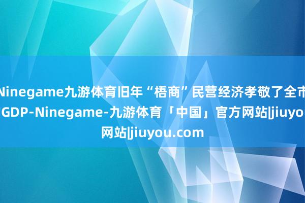 Ninegame九游体育旧年“梧商”民营经济孝敬了全市90%的GDP-Ninegame-九游体育「中国」官方网站|jiuyou.com