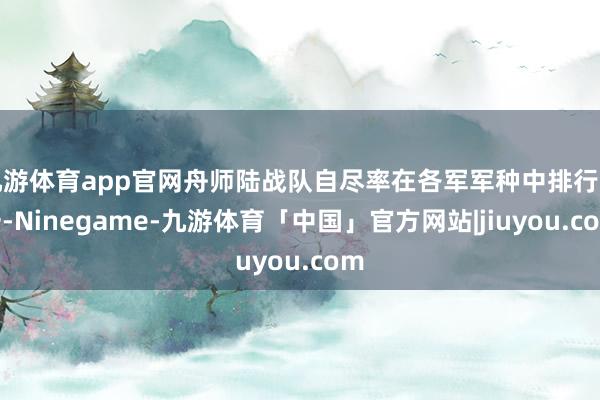 九游体育app官网舟师陆战队自尽率在各军军种中排行第一-Ninegame-九游体育「中国」官方网站|jiuyou.com